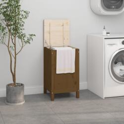 vidaXL Cutie de rufe, maro miere, 44x44x76 cm, lemn masiv de pin (823577)