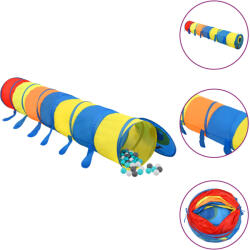 vidaXL Tunel de joacă pt copii, 250 bile, multicolor, 245 cm poliester (3107761) - vidaxl