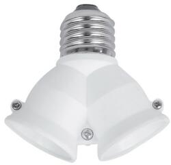  2XE27 foglalat elosztó fehér Elmark (ELM 99198)