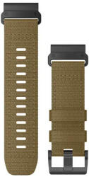 Garmin Curea Garmin QuickFit 26mm, nailon, maro, cataramă neagră (Fenix 7X/6X/5X, Tactix)
