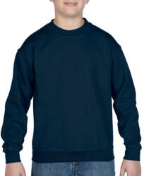 Gildan Gyerek Pulóver Hosszú ujjú Gildan Heavyweight Blend Youth Crew Neck - XS (104/110), Sötétkék (navy)