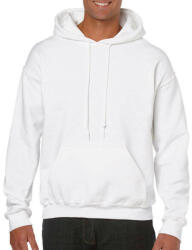 Gildan Uniszex Pulóver Kapucnis Hosszú ujjú Gildan Heavy Blend Hooded Sweat - 4XL, Fehér