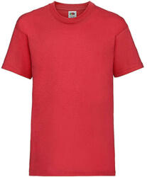 Fruit of the Loom Gyerek póló Rövid ujjú Fruit of the Loom Valueweight T Kids - 140 (9-11), Piros