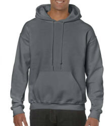 Gildan Uniszex Pulóver Kapucnis Hosszú ujjú Gildan Heavy Blend? Hooded Sweat - M, Szénszürke