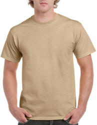 Gildan Uniszex póló Rövid ujjú Gildan Ultra Cotton Adult T-Shirt - 2XL, Cser barna (Tan)