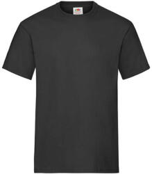 Fruit of the Loom Uniszex póló Rövid ujjú Fruit of the Loom Heavy Cotton T - 3XL, Fekete