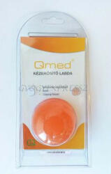  Qmed kézerősítő labda kemény erősségű narancssárga