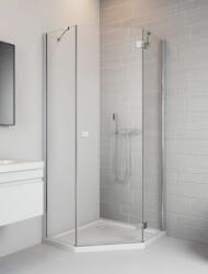 Radaway Essenza New PTJ szimmetrikus 100x100 szögletes zuhanykabin jobbos (385010-01-01R-385051-01-01)