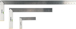 VOREL Libellás derékszög készlet 3 részes 150 /400 / 700 mm inox (18390)