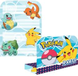 Amscan Pokémon party meghívó 8 db-os (DPA9904829)