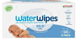 WaterWipes Biodegradable Babatörlőkendő Super Value Pack 9x60db (420037)