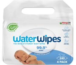 WaterWipes Biodegradable Babatörlőkendő Value Pack 4x60db (440016)