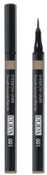 Pupa Creion pentru sprâncene cu efect de microblading - Pupa Microblading Effect Eyebrow Pen 003 - Dark Brown