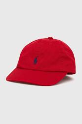 Ralph Lauren gyermek pamut sapka piros, sima - piros Univerzális méret - answear - 9 190 Ft
