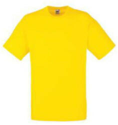 Fruit of the Loom F02 kereknyakú, rövid ujjú póló VALUEWEIGHT T, Yellow - XL (F020909)