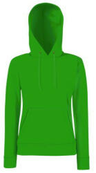 Fruit of the Loom F81 kapucnis Női pulóver, LADY-FIT HOODED SWEAT, Kelly Green - XS (F811413)