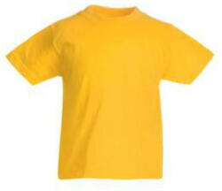 Fruit of the Loom F37 környakas gyerek póló, Kids Valueweight T, Sunflower - 2/3 (F372000)