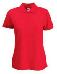 Fruit of the Loom F68 galléros Női póló LADY-FIT 65/35 POLO, Red - XL (F680509)