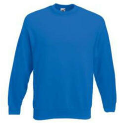 Fruit of the Loom F41 kereknyakú pulóver, SET-IN SWEAT, Royal Blue - XL (F410709)