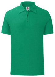 Fruit of the Loom FN66 galléros póló, ICONIC POLO, Heather Green - 3XL (FN665611)