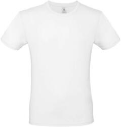 B&C B02E unisex rövid ujjú póló, white - M (BB02E0107)