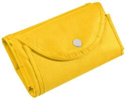M-Collection Összehajtható nem szőtt bevásárló táska, sárga (MC6879208)