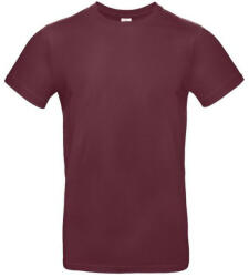 B&C B04E Exant 190 kereknyakú póló, burgundy - M (BB04E0807)