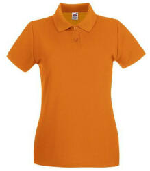 Fruit of the Loom FN01 Női galléros póló, LADY FIT PREMIUM POLO, Orange - XL (FN011009)