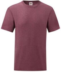 Fruit of the Loom F02 kereknyakú, rövid ujjú póló VALUEWEIGHT T, Heather Burgundy - 3XL (F025311)