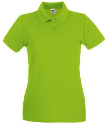 Fruit of the Loom FN01 Női galléros póló, LADY FIT PREMIUM POLO, Lime - L (FN014208)