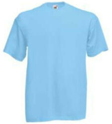 Fruit of the Loom F02 kereknyakú, rövid ujjú póló VALUEWEIGHT T, Sky Blue - 2XL (F021210)