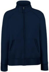 Fruit of the Loom FU80 zipzáras Női pulóver, Premium Lady Fit Sweat Jacket, Deep Navy (FU803913)