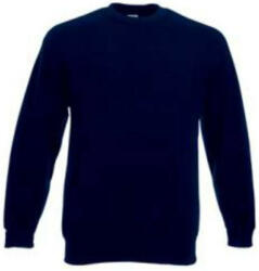 Fruit of the Loom F41 kereknyakú pulóver, SET-IN SWEAT, Deep Navy - 2XL (F413910)
