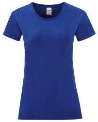 Fruit of the Loom FN63 rövid ujjú Női póló, LADIES ICONIC 150 T, Cobalt Blue - XL (FN634009)