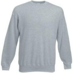 Fruit of the Loom F41 kereknyakú pulóver, SET-IN SWEAT, Heather Grey (F411506)