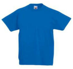 Fruit of the Loom F37 környakas gyerek póló, Kids Valueweight T, Royal Blue - 3/4 (F370701)