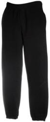 Fruit Of The Loom F52 zsebes jogging alsó, ELASTICATED CUFF JOG PANTS, Black - 2XL (F520310)