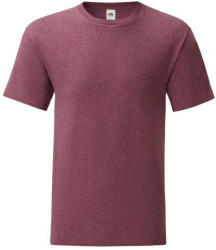 Fruit of the Loom FN62 rövid ujjú póló, ICONIC 150 T, Heather Burgundy - M (FN625307)