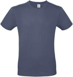 B&C B02E unisex rövid ujjú póló, denim - XL (BB02E1909)