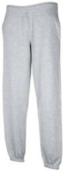 Fruit Of The Loom F52 zsebes jogging alsó, ELASTICATED CUFF JOG PANTS, Heather Grey (F521506)