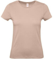B&C B54E Női rövid ujjú póló, millennial pink - XL (BB54E6809)
