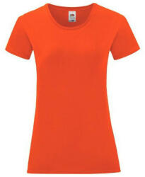 Fruit of the Loom FN63 rövid ujjú Női póló, LADIES ICONIC 150 T, Flame Red - L (FN632208)