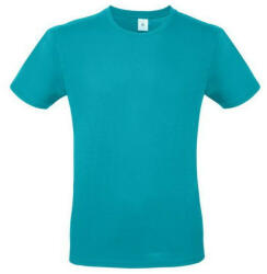 B&C B02E unisex rövid ujjú póló, real turqoise - XL (BB02E5409)