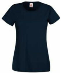 Fruit of the Loom FU78 Női környakas póló, LADY-FIT VALUEWEIGHT T, Deep Navy (FU783913)