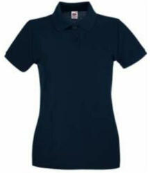 Fruit of the Loom FN01 Női galléros póló, LADY FIT PREMIUM POLO, Deep Navy - L (FN013908)