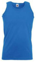 Fruit of the Loom F06 ujjatlan, sportos trikó, ATHLETIC VEST, Royal Blue - M (F060707)
