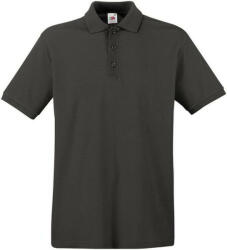 Fruit of the Loom FU21 galléros piké póló, PREMIUM POLO, Graphite (FU212306)