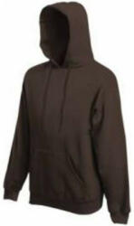 Fruit of the Loom F44 kapucnis pulóver, HOODED SWEAT, Chocolate (F443206)