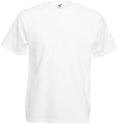 Fruit of the Loom F02 kereknyakú, rövid ujjú póló VALUEWEIGHT T, White (F020106)