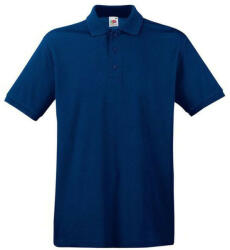 Fruit of the Loom FU21 galléros piké póló, PREMIUM POLO, Navy (FU210406)